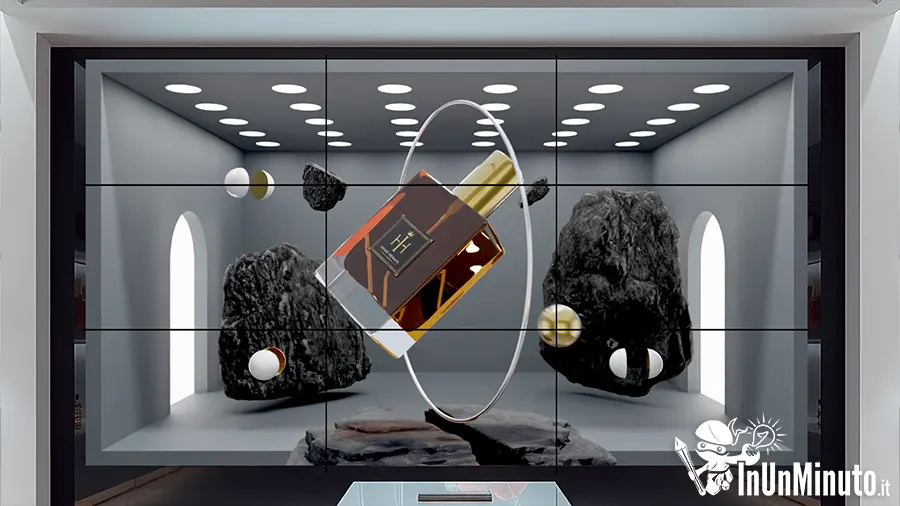 video-ledwall-3d-profumeria-prodotti-cosmetici-cura-del-corpo